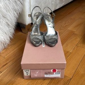 Miu Miu Evening Shoes Glitter Sandals